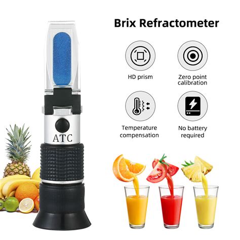 honey refractometer temperature|handheld honey refractometer.